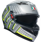 AGV K3 Helmet - Fortify - Gray/Black/Yellow Fluo - Small 2118381004011S