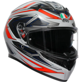 AGV K3 Helmet - Space - Matte White/Red Fluo - Small 2118381004-020-S