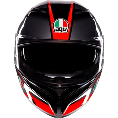 AGV K3 Helmet - Striga - Black/Gray/Red - Small 2118381004-018-S