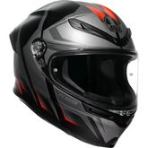 AGV K6 S Helmet - Karve - Matte Black/Gray/Red - Medium 2118395002-024-M