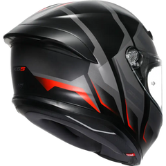 AGV K6 S Helmet - Karve - Matte Black/Gray/Red - Medium 2118395002-024-M