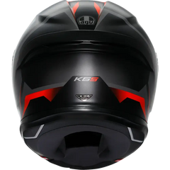 AGV K6 S Helmet - Karve - Matte Black/Gray/Red - Medium 2118395002-024-M