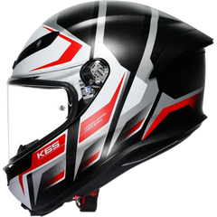 AGV K6 S Helmet - Karve - Matte Black/White/Red - Small 2118395002-025-S