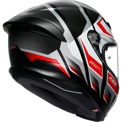 AGV K6 S Helmet - Karve - Matte Black/White/Red - Small 2118395002-025-S