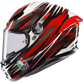 AGV K6 S Helmet - Reeval - White/Red/Gray - Small 2118395002-023-S