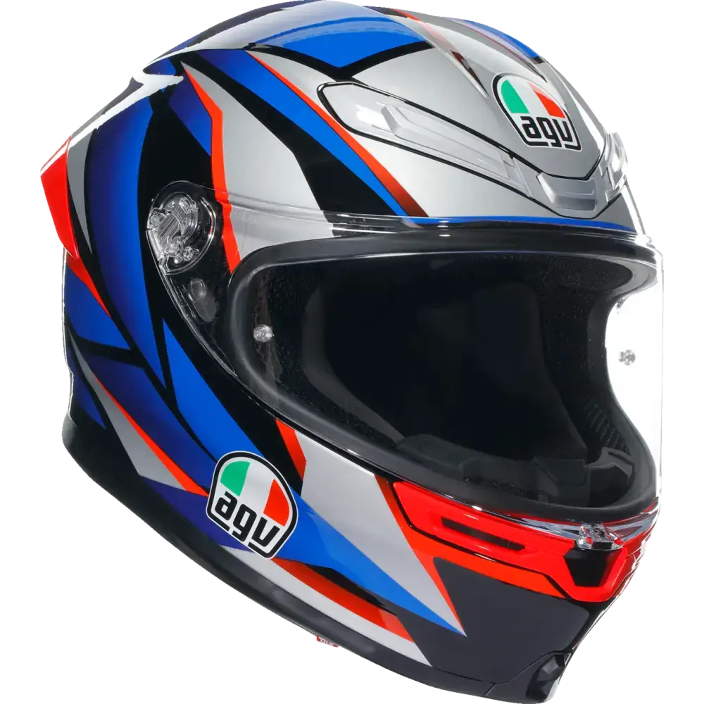 AGV K6 S Helmet - Slashcut - Black/Blue/Red - Small 2118395002015S