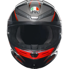 AGV K6 S Helmet - Slashcut - Black/Gray/Red - Small 2118395002014S