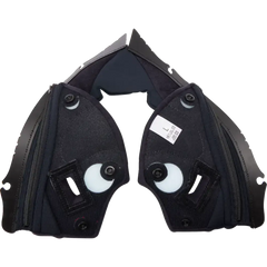 AGV Pista GP RR Cheek Pads - Black/Red - Large 20KIT60301001LG