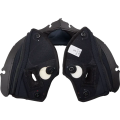 AGV Pista GP RR Cheek Pads - Black/Red - Large 20KIT60301001LG