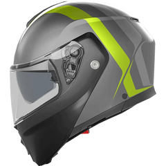 AGV Streetmodular Helmet - Resia - Matte Gray/Black/Yellow Fluo - Small 2118296002007S
