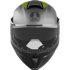 AGV Streetmodular Helmet - Resia - Matte Gray/Black/Yellow Fluo - Small 2118296002007S