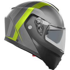 AGV Streetmodular Helmet - Resia - Matte Gray/Black/Yellow Fluo - Small 2118296002007S