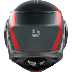 AGV Streetmodular Helmet - Resia - Matte Gray/Silver/Red - Small 2118296002006S