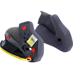 AGV Tourmodular Cheek Pads - Gray/Black - XS/M 20KIT93031629