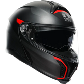 AGV Tourmodular Helmet - Frequency - Matte Gunmetal/Red - Small 211251F2OY00510