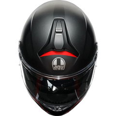AGV Tourmodular Helmet - Frequency - Matte Gunmetal/Red - Small 211251F2OY00510