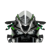 Aileron Rearview Mirror W/Turn Signal Black Kaw Pr