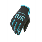 Air Stretch Gloves Charge Black/Teal 2x - Motorcycle Gloves