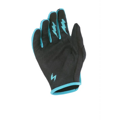 Air Stretch Gloves Charge Black/Teal Lg - Motorcycle Gloves