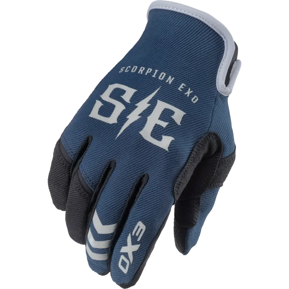Air Stretch Gloves Charge Blue/Grey Md