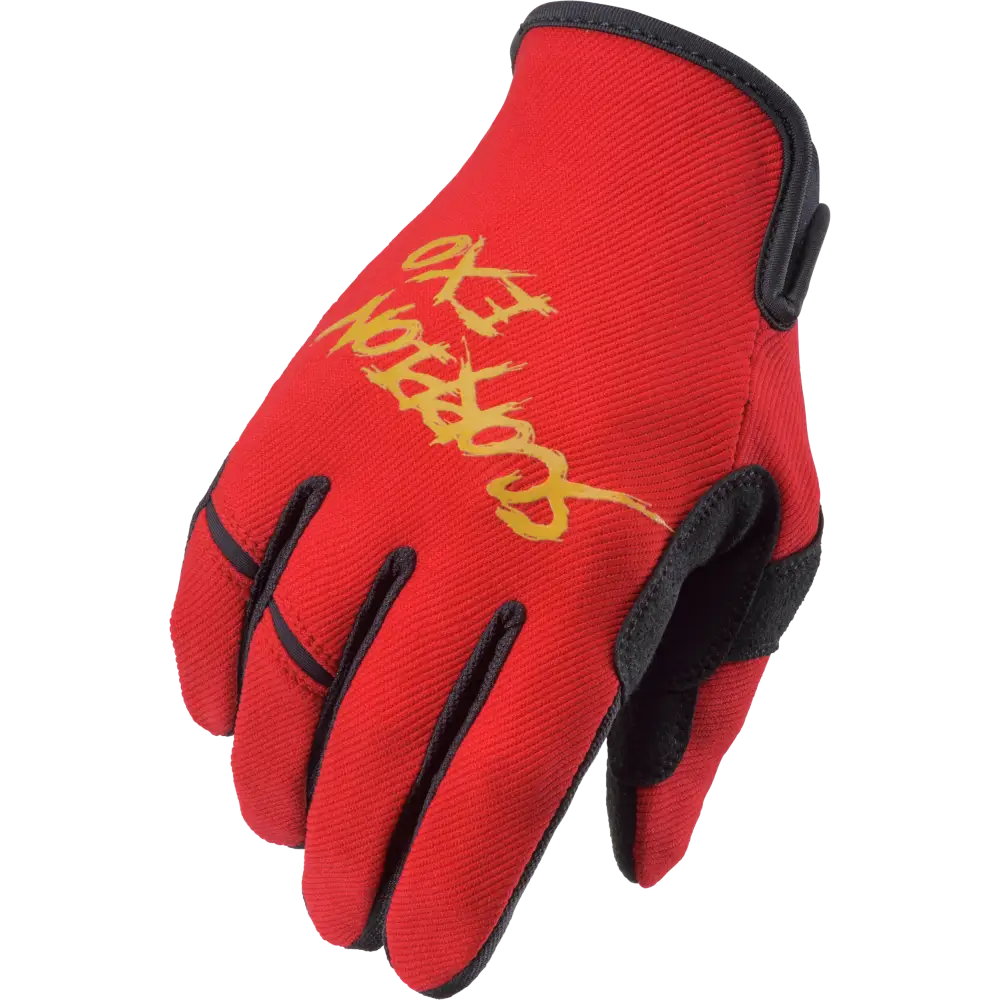 Air Stretch Gloves Grind Red/Gold Md