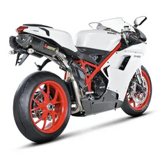 Akrapovič Ducati 848 / 1098 / 1198 Carbon Fiber Slip-On Exhaust | 2007-2013 - E X Haust Group
