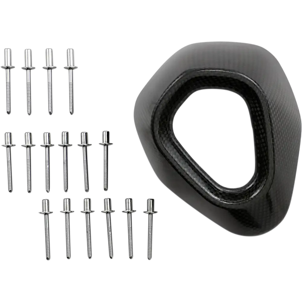 AKRAPOVIC End Cap - Carbon Fiber - EC120 V-EC120