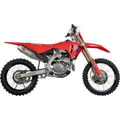 AKRAPOVIC Evolution Line Exhaust System - Titanium - CRF450R/CRF450RX S-H4E1-FDHLT