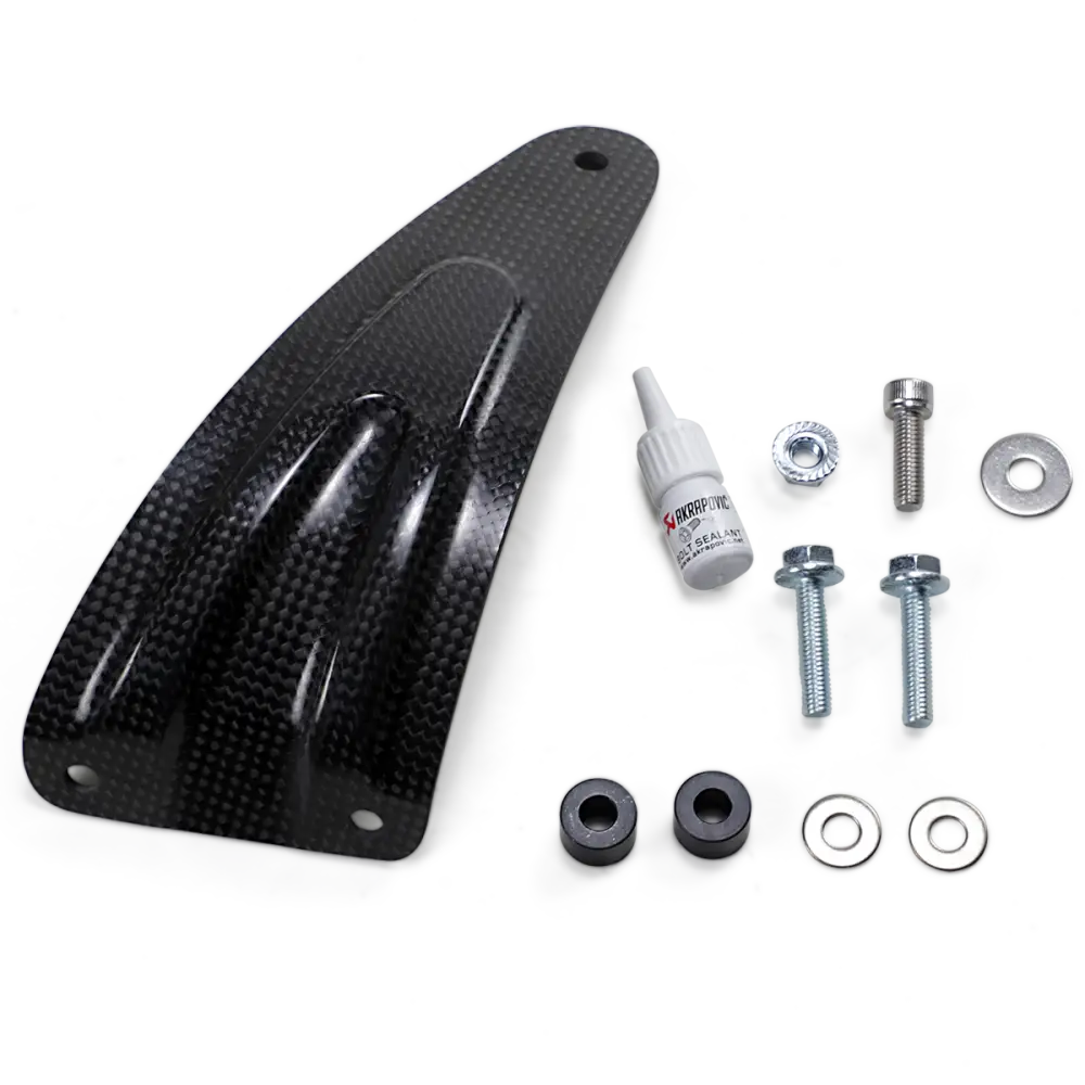 AKRAPOVIC Muffler Bracket - Carbon Fiber - RSV4 P-MBA10R7