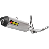 AKRAPOVIC Race Exhaust - Stainless Steel/Titanium S-S6R9-WT