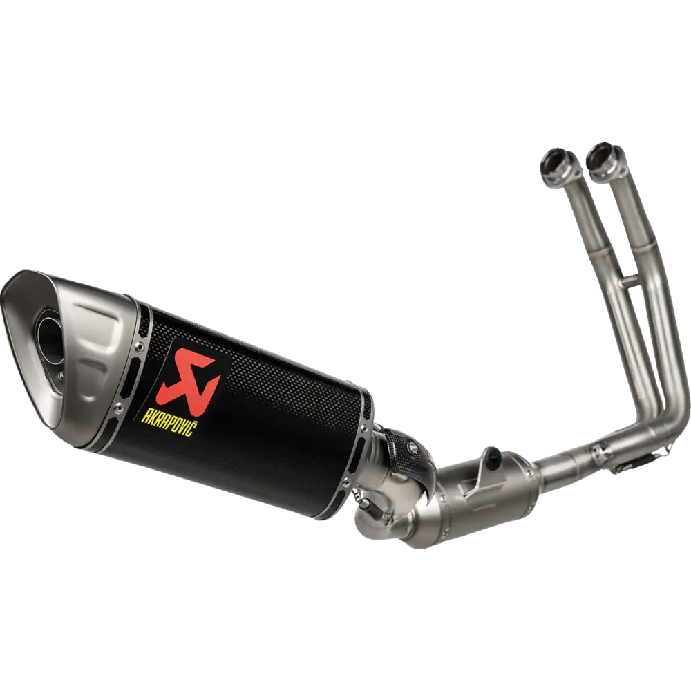 AKRAPOVIC Racing Line Exhaust System for Suzuki GSX-8S & GSX-8R * Carbon Fiber, Part S-S8R2-EEC