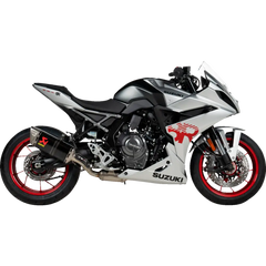 AKRAPOVIC Racing Line Exhaust System for Suzuki GSX-8S & GSX-8R * Carbon Fiber, Part S-S8R2-EEC