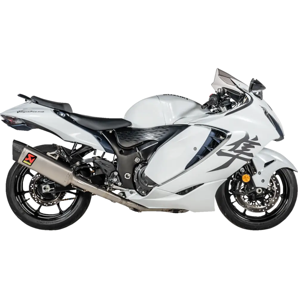 AKRAPOVIC Racing Line Exhaust System for Suzuki Hayabusa S-S13R4-APLT with Titanium Construction
