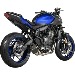 AKRAPOVIC Racing Line Exhaust System for Yamaha MT-07 with Carbon Fiber Finish (Part S-Y7R2-AFC/1)