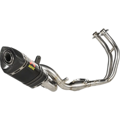AKRAPOVIC Racing Line Exhaust System for Yamaha MT-07 with Carbon Fiber Finish (Part S-Y7R2-AFC/1)