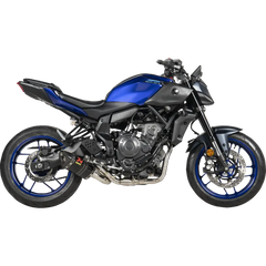 AKRAPOVIC Racing Line Exhaust System for Yamaha MT-07 with Carbon Fiber Finish (Part S-Y7R2-AFC/1)