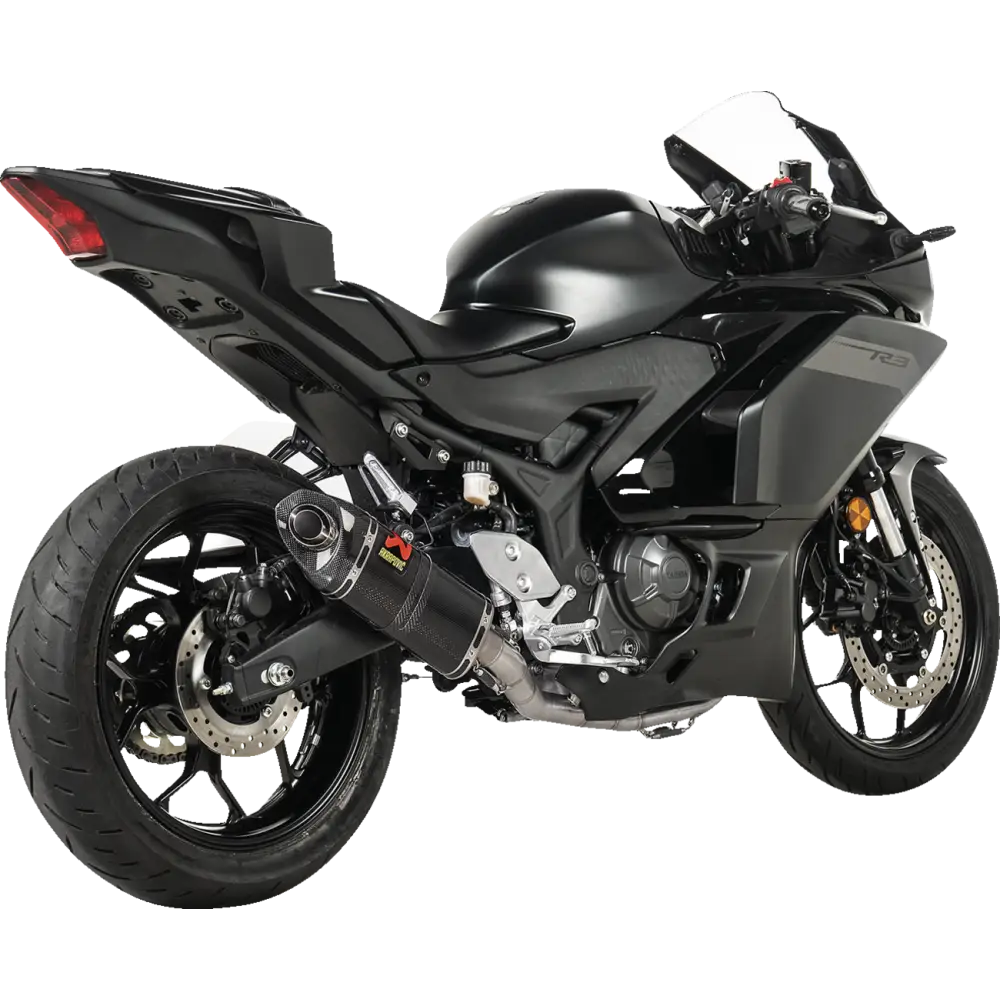 AKRAPOVIC Racing Line Exhaust System for Yamaha R3 & MT-03 - Carbon Fiber - Part S-Y3R3-APC