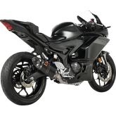 AKRAPOVIC Racing Line Exhaust System for Yamaha R3 & MT-03 - Carbon Fiber - Part S-Y3R3-APC