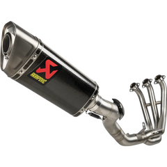 AKRAPOVIC Racing Line Exhaust System for Yamaha Tracer 9 - Carbon Fiber, Part S-Y9R20-APC