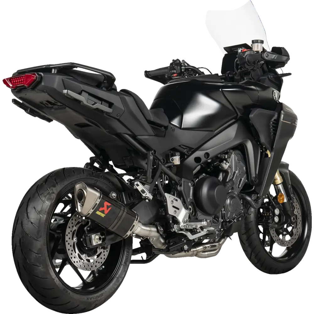 AKRAPOVIC Racing Line Exhaust System for Yamaha Tracer 9 - Carbon Fiber, Part S-Y9R20-APC