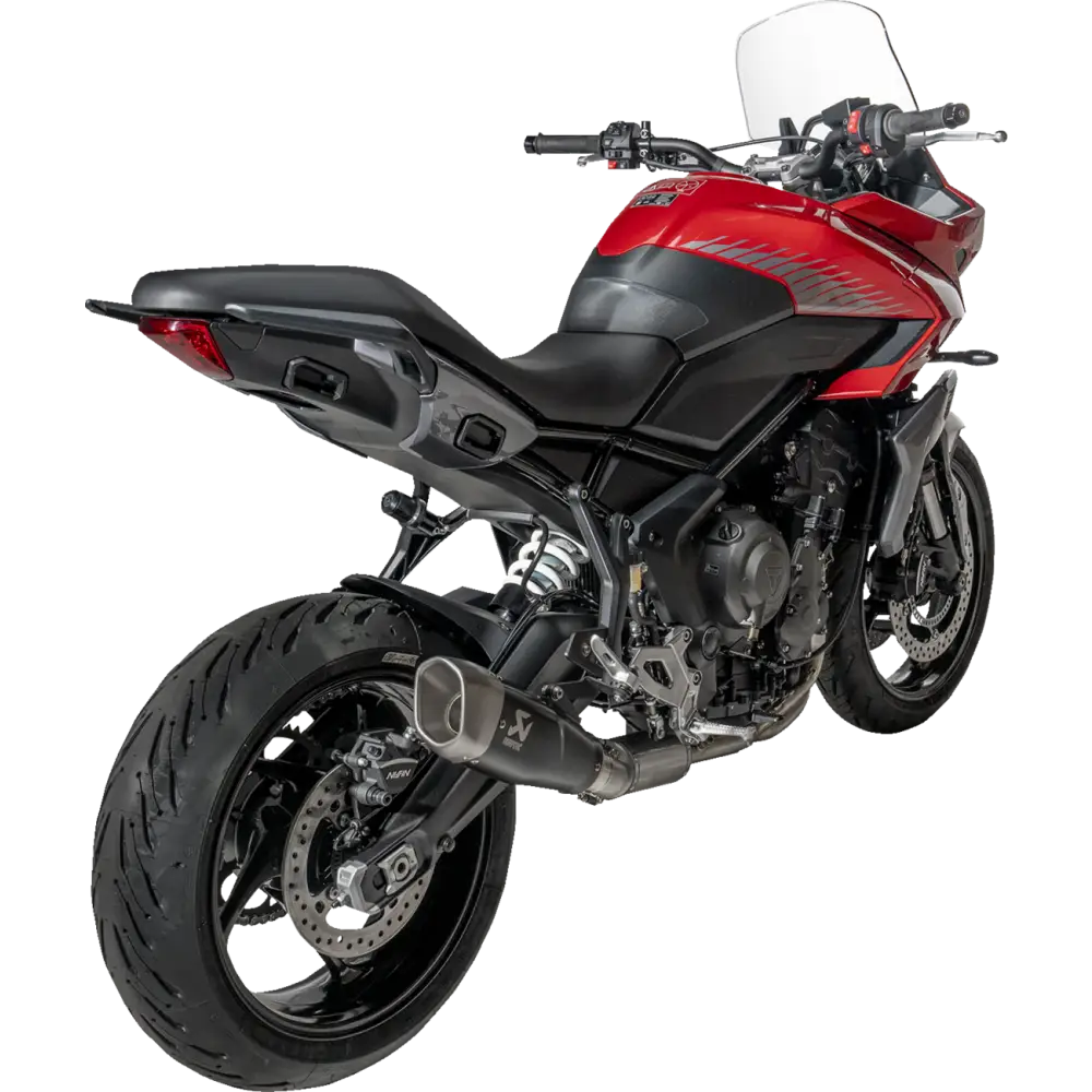 AKRAPOVIC Racing Line Exhaust System - Titanium - Tiger Sport 660 S-T6R2-CQTBL