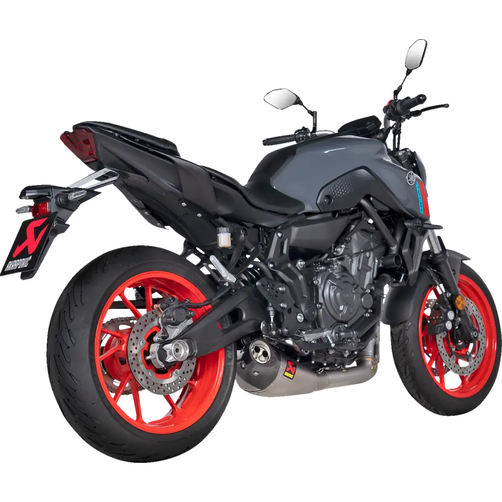 AKRAPOVIC Racing Line Exhaust System - Titanium - Yamaha MT-07/XSR 700 S-Y7R8-HEGEHT/1