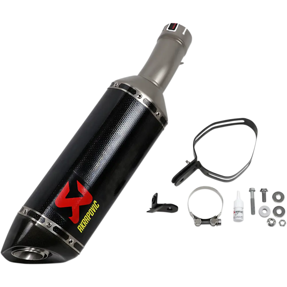 AKRAPOVIC Slip-On Line Muffler - Carbon Fiber - S1000RR S-B10SO10-ZC