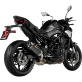 AKRAPOVIC Slip-On Line Muffler for Kawasaki Z900 S-K9SO11-HZC with Carbon Fiber Finish