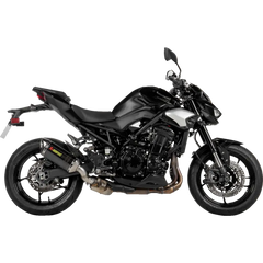 AKRAPOVIC Slip-On Line Muffler for Kawasaki Z900 S-K9SO11-HZC with Carbon Fiber Finish