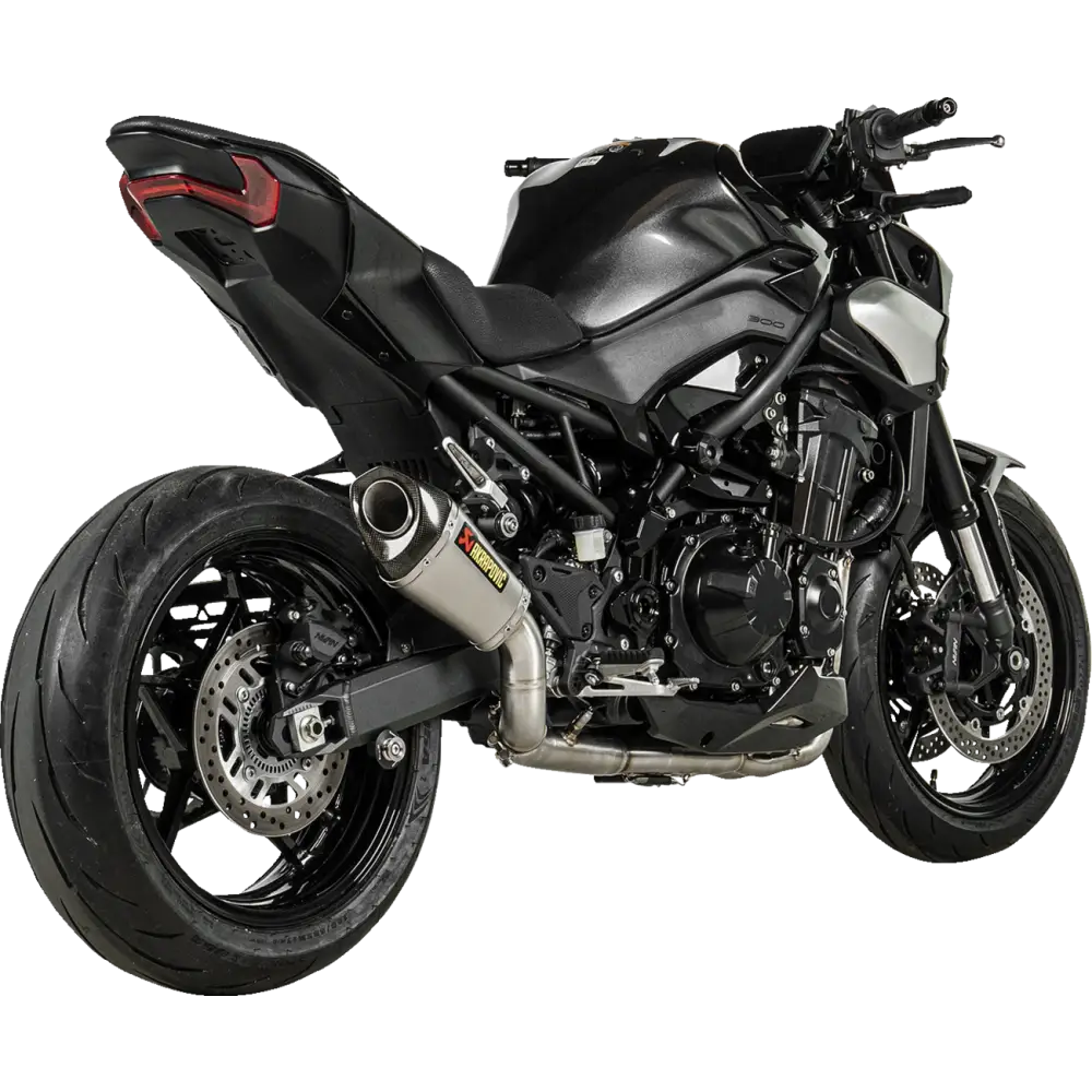 AKRAPOVIC Slip-On Line Muffler for Kawasaki Z900 - Titanium - Part S-K9SO12-ASZT