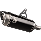 AKRAPOVIC Slip-On Line Muffler - Titanium - Black S-H7SO6-HRTBL
