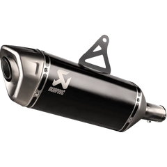 AKRAPOVIC Slip-On Line Muffler - Titanium - Black S-H7SO6-HRTBL