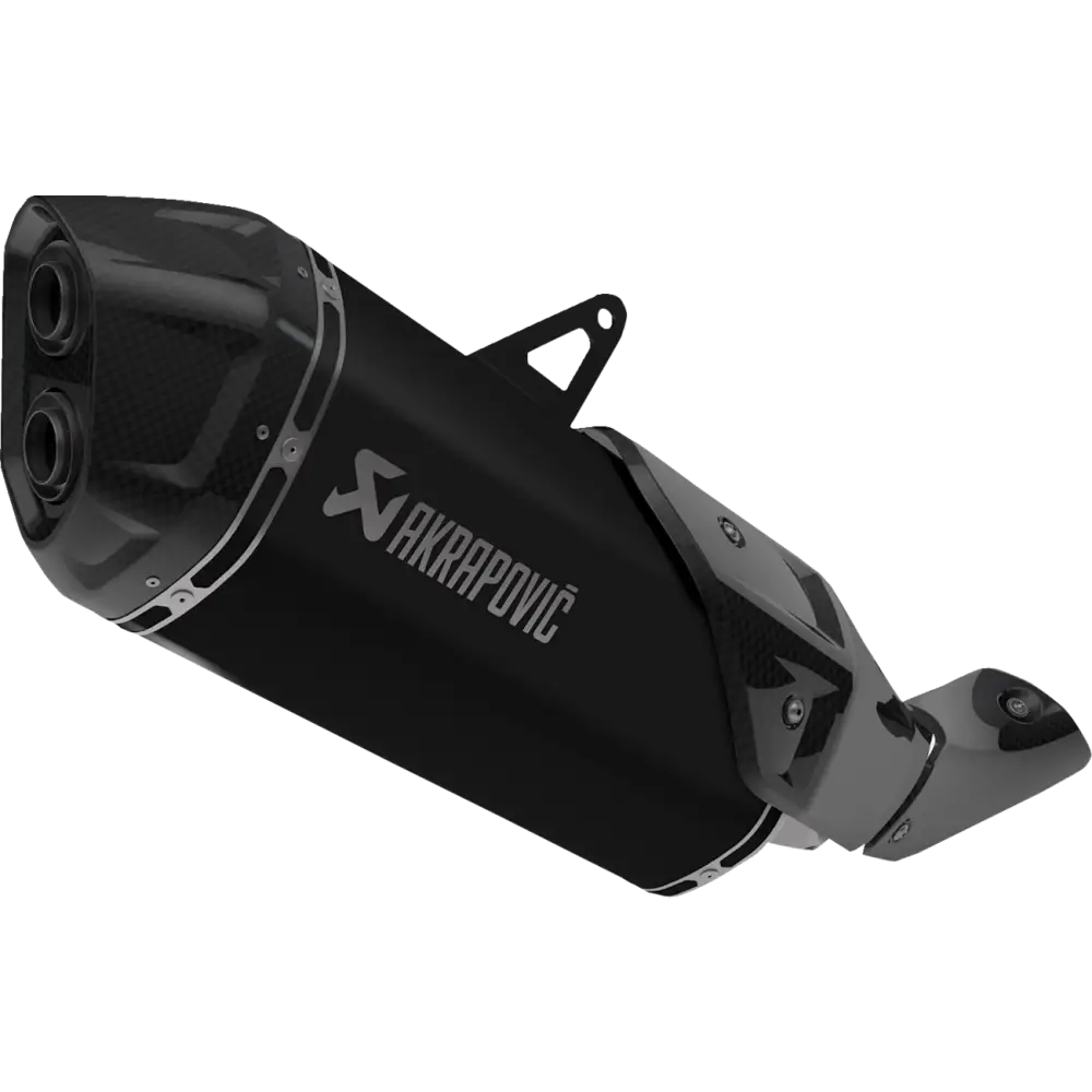 AKRAPOVIC Slip-On Line Muffler - Titanium - CRF1100L - Black S-H11SO4-HAFT