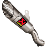 AKRAPOVIC Slip-On Line Muffler - Titanium End Cap S-Y3SO6-IVOSS